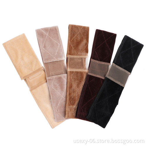 Non-Slip Adjustable Soft Velvet Women Lace Wig Grips Headband Wig Grip Headband  With Lace